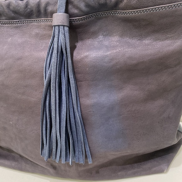 JOHNNY WAS “Vanessa” Blue (Altomare) Italian Leather Tote (NWT’s) - Picture 9 of 16